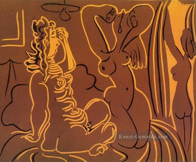 Trois femmes 1908 kubist Pablo Picasso Ölgemälde